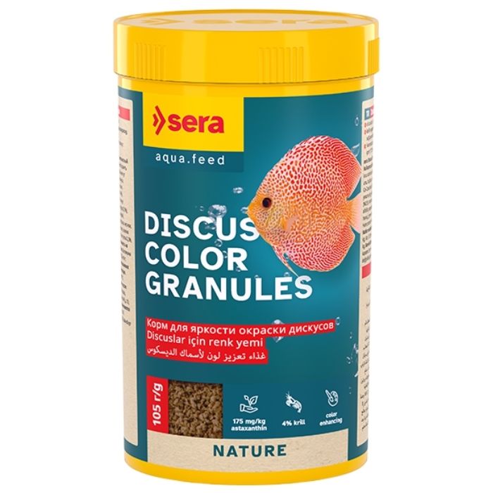 100-0334_a7bb6602394367dcd12159bb1781cf91 Sera Discus Color Granules Nature - 250 ml(5290) - Görsel 1