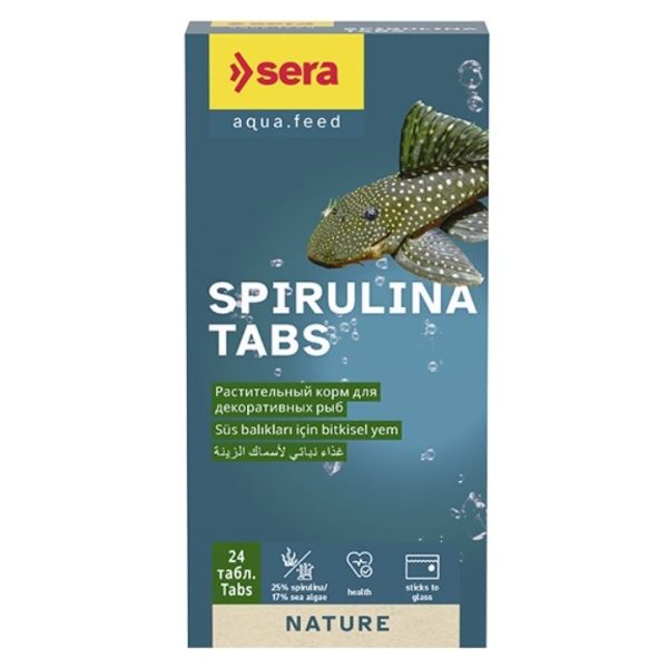 Sera Spirulina Nature - 24 Tablet
