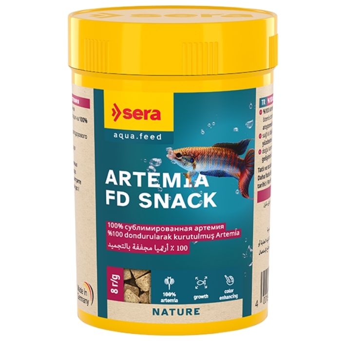 100-1540_0e0fb308436639f7c8562d89201e879d Sera Fd Artemi Shrimp Nature - 100 ml - Görsel 1