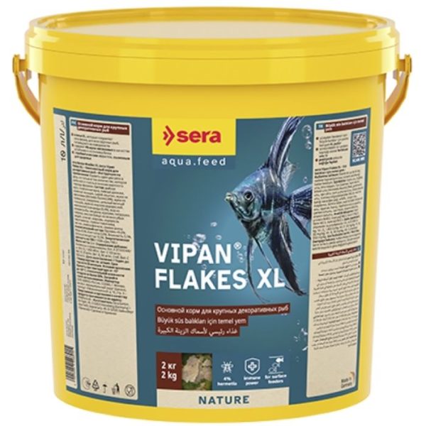 Sera Vipan Large Flakes Nature 10 Lt (2 kg)(5378)