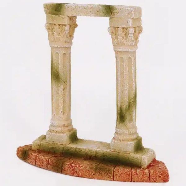 Antik Detaylı 2'li Sütun Dekor 13x4x12.5 cm