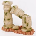 Yıkılmış 2'li Antik Sütun Dekor 14.5x6.5x12.7 cm