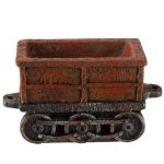 Maden Tren Vagonu Dekor 13x6.2x7.2cm-B