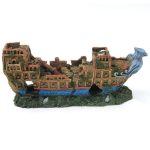 Delikli Savaş Gemisi Dekor-B 24.5x8x10 cm