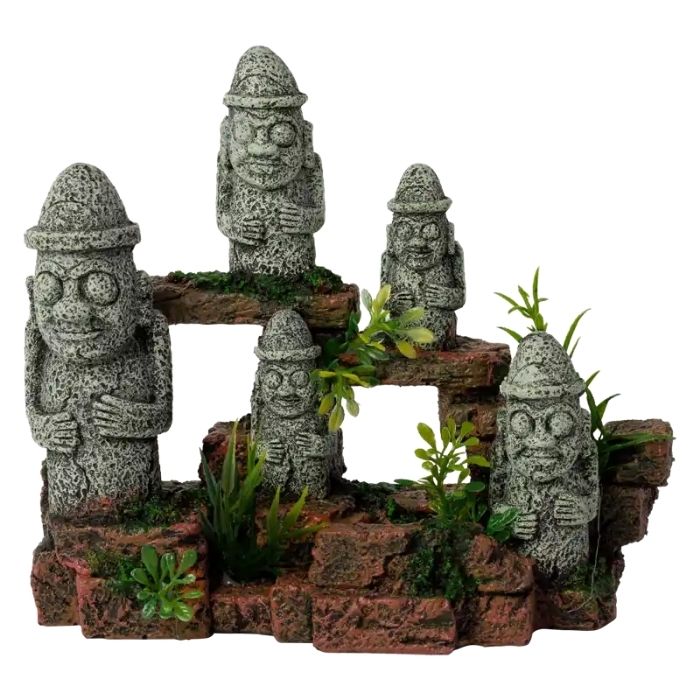 771-CH40162_0b20b58021ea69b8e33bca582f7d8ba2 Çoklu Heykel Antik Dekor 17x7.5x15 cm - Görsel 1