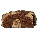 Ağaç Kabuğu Tünel Dekor-Medium 22x14.5x9.5 cm
