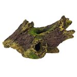 Yosunlu Delikli Ağaç Kabuğu Dekor 16x9.2x8 cm