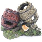 2'li Delikli Fıçı Dekor 12x9x9.2 cm