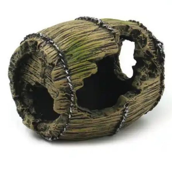 Çok Delikli Fıçı Dekor 8x6.5x6.5 cm