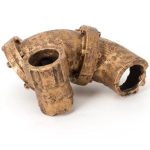Dirsekli Boru Detay Dekor-B 15.5x10.5x7 cm