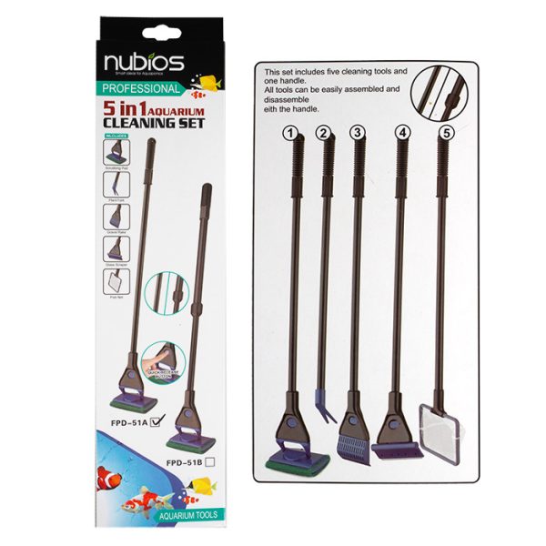 5İ 1 Arada Akvaryum Temizleme Kiti 58 cm