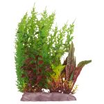 Plastik Bitki 28cm G-1161 Tekli