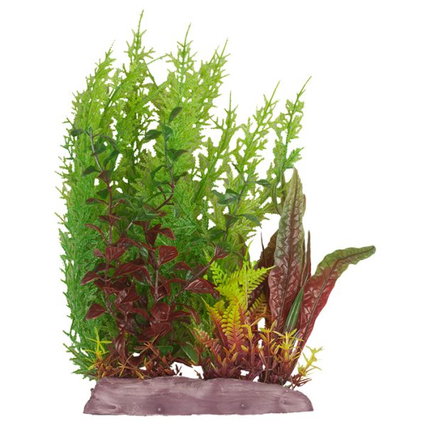 Plastik Bitki 28cm G-1161 Tekli