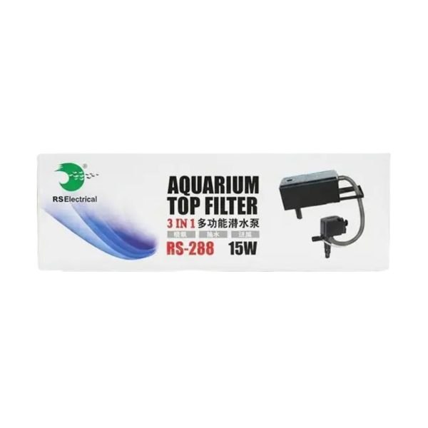 RS-288 Üst Filtre 1200L/H 15W 302x92x82mm